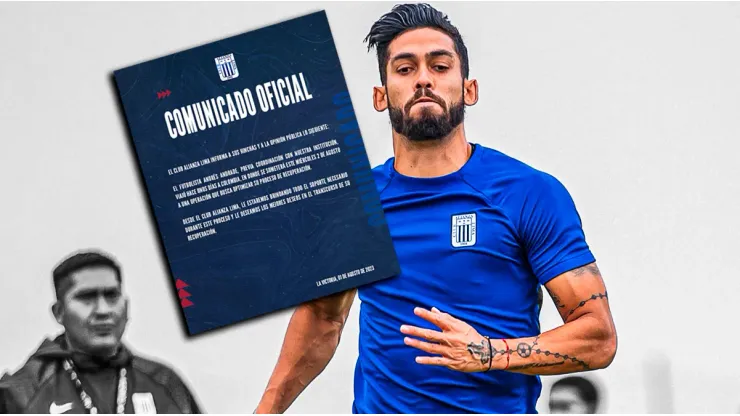 Alianza Lima tomó firme postura sobre continuidad de Andrés Andrade