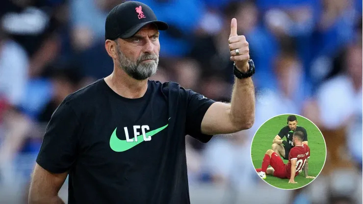 Klopp reveló la extensión de la lesión de Mac Allister (Photo by Matthias Hangst/Getty Images)
