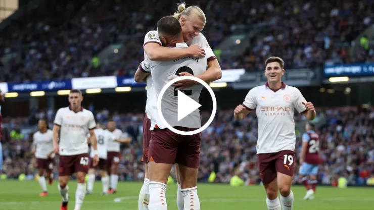 Manchester City venció al Burnley
