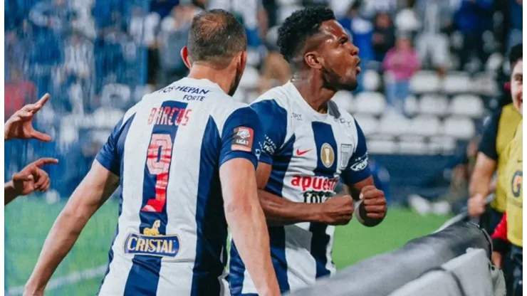 Hernán Barcos, el hombre más feliz de Alianza Lima por el triunfo
