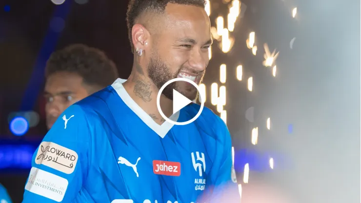 Neymar presentado en Al-Hilal
