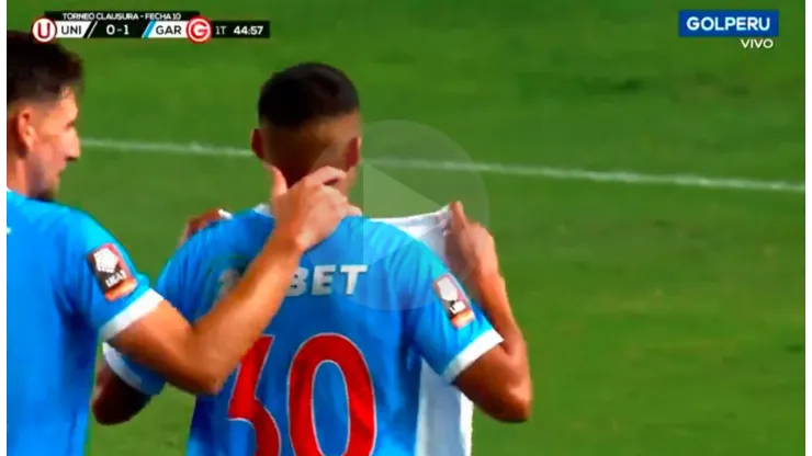 Garcilaso marca golazo y aleja a la "U" del Clausura.