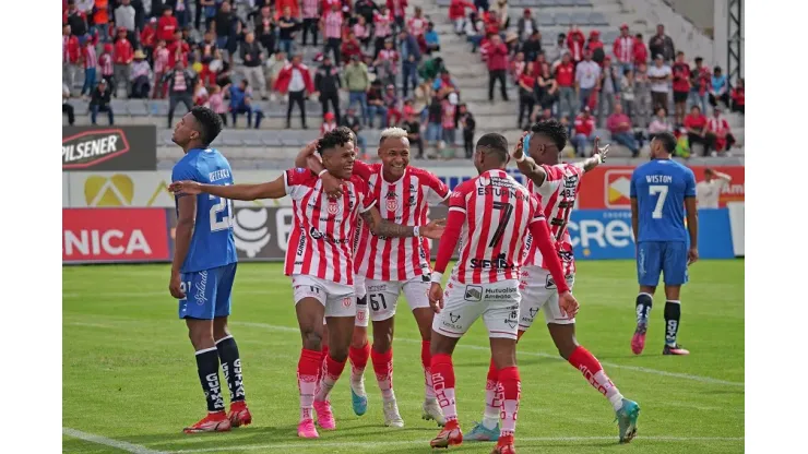 Ambato 04 de junio 2023 estadio Universidad Indoamérica Bellavista Tecnico Universitario se enfrenta al Guayaquil City por la fecha 13 del campeonato nacional de futbol serie A de la Liga Pro Bet593-<br />
FOTOS-API-JORGE-PEREZ-
