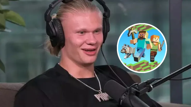 Haaland reveló su pasatiempo favorito: "me gusta jugar Minecraft con mis amigos de Noruega"