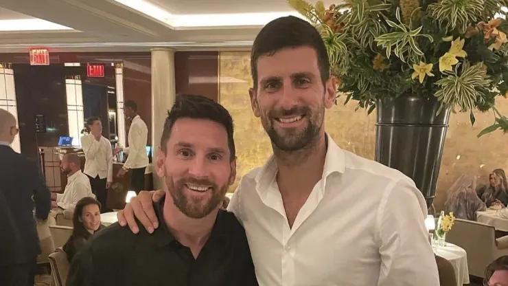 Djokovic lanzó una catarata de elogios para Messi: "Es un fenómeno"