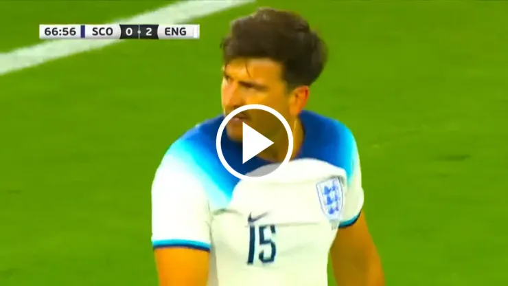 Gol en contra de Harry Maguire con Inglaterra
