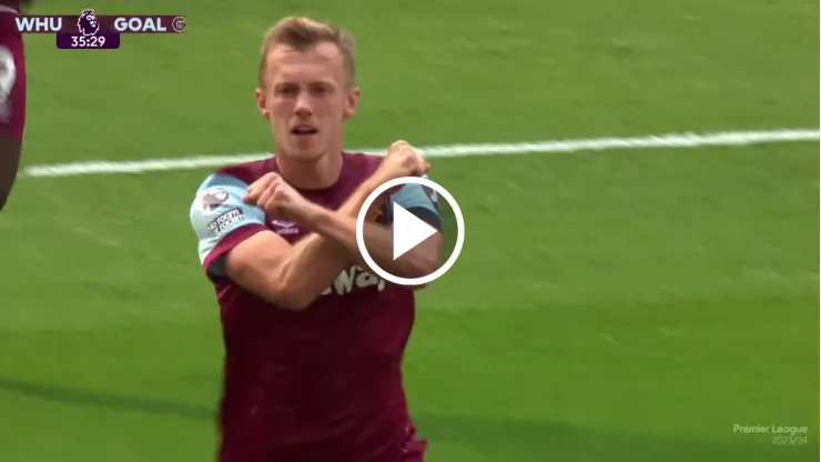 Gol de Ward-Prowse para el West Ham
