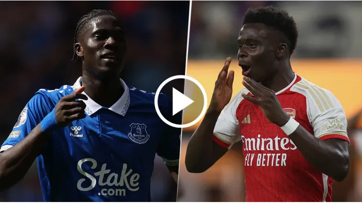 Everton vs. Arsenal por la Premier League.
