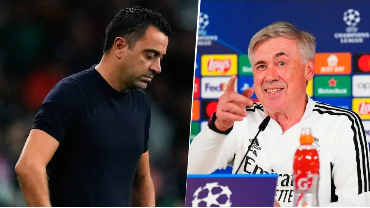 Carlo Ancelotti se diferenció de Xavi Hernández y de Barcelona y dijo que el Real Madrid piensa en llegar hasta el final de la Champions League. Getty Images.
