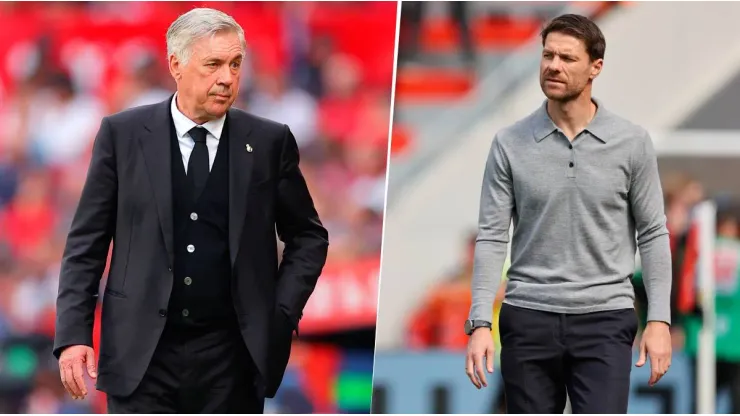 Carlo Ancelotti dijo que deseaba que Xabi Alonso sea entrenador del Real Madrid. Getty Images.
