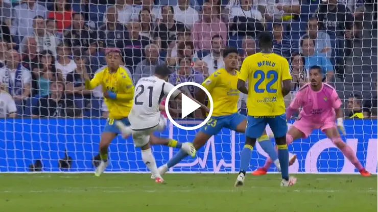 ¡Se le abrió el arco! Brahim Díaz y un golazo para el Real Madrid contra Las Palmas