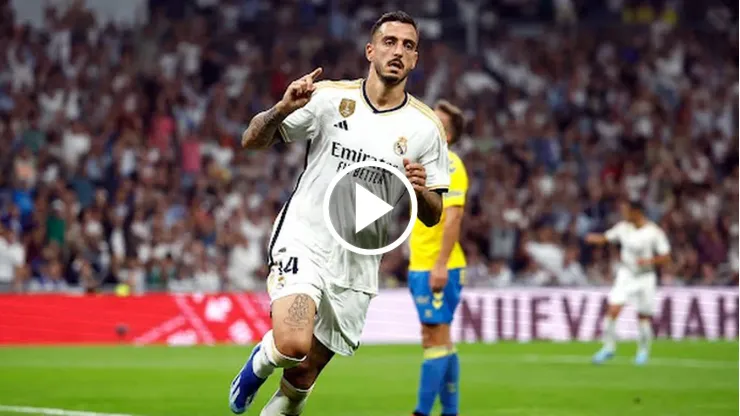 Cabezazo y a cobrar, Joselu se saca la mufa y convierte el segundo del Real Madrid