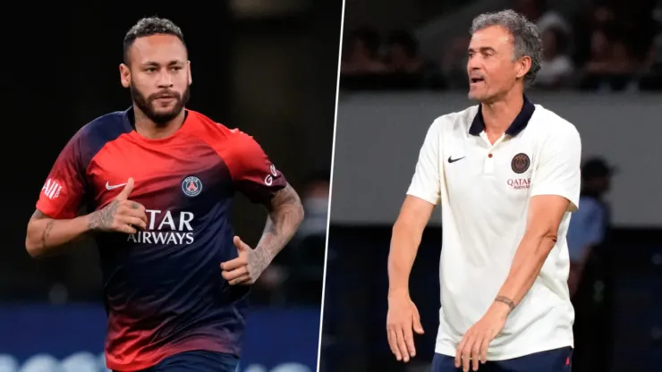 Neymar respondió a los rumores sobre su relación con Luis Enrique
