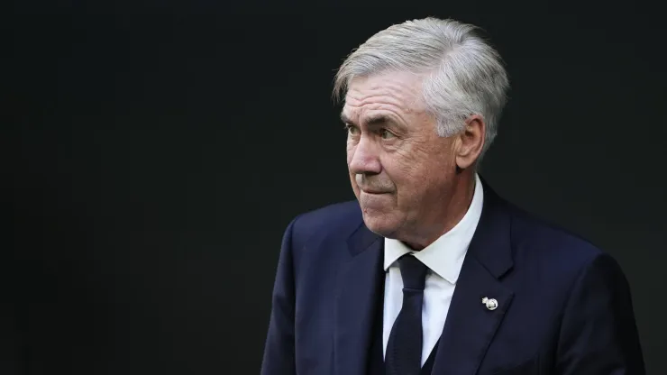 Ancelotti, entrenador de Real Madrid.
