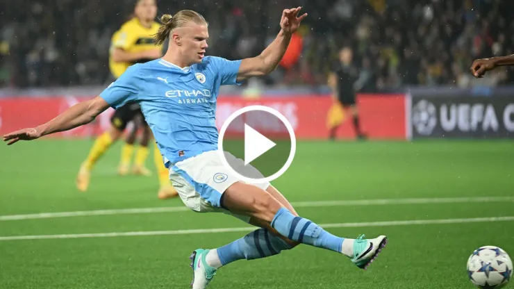 Haaland le dio el triunfo al Manchester City
