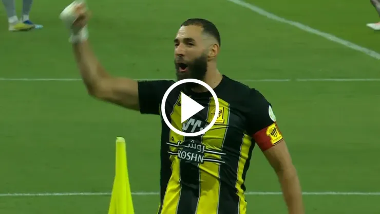 Gol de Benzema para Al-Ittihad
