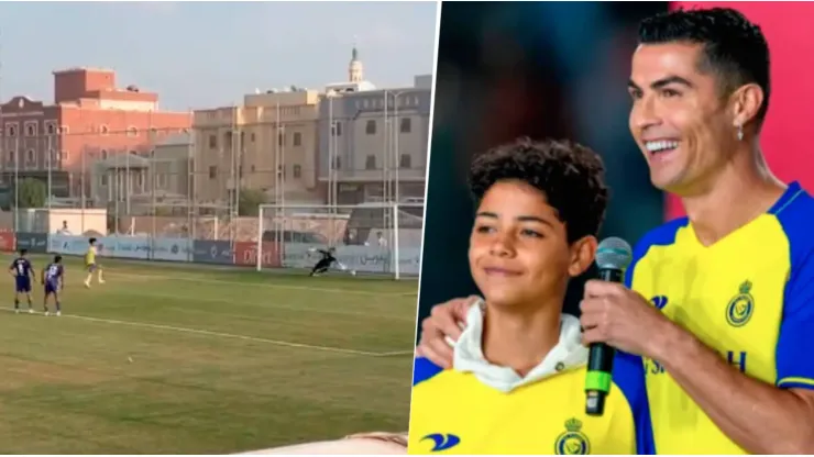 Cristiano Jr sigue su crecimiento en Al Nassr con el objetivo de compartir cancha junto con su padre
