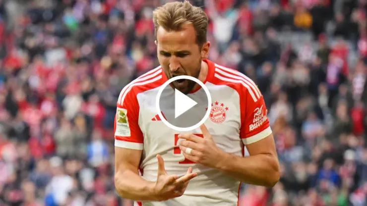 Harry Kane marcó un golazo desde media cancha para el Bayern Múnich
