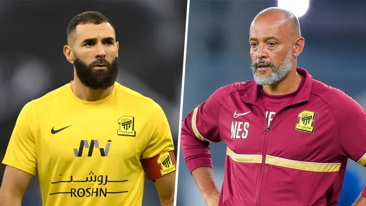 Benzema se peleó con Nuno en Al-Ittihad y provocó el despido del entrenador
