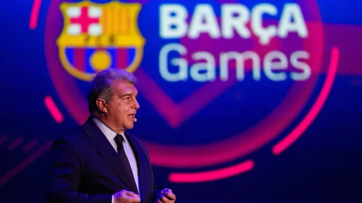 Joan Laporta se encargó de presentar Barça Games.
