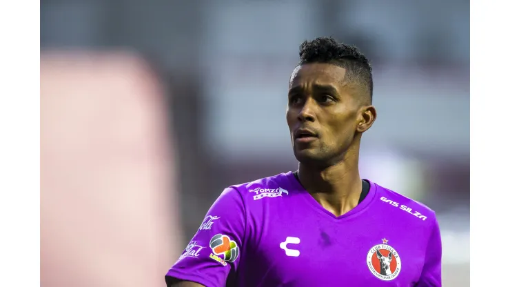 TIJUANA, MEXICO - APRIL 23: Fidel Martinez of Tijuana looks on during the 16th round match between Club Tijuana and Necaxa as part of the Torneo Guard1anes 2021 Liga MX at Caliente Stadium on April 23, 2021 in Tijuana, Mexico. (Photo by Francisco Vega/Getty Images)
