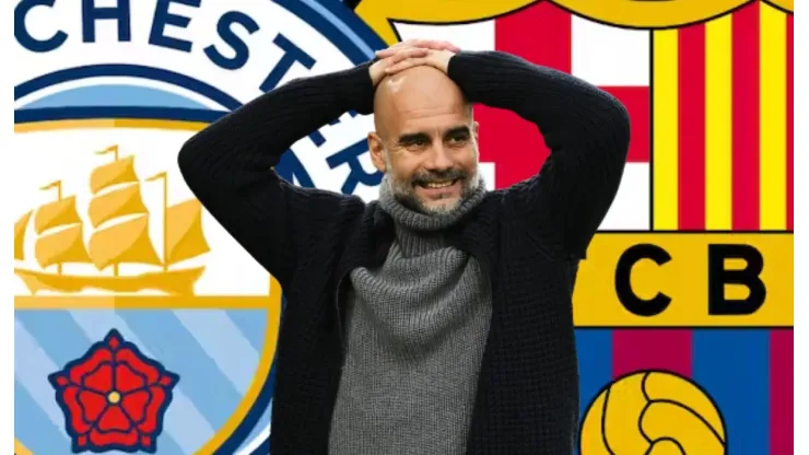 Pep Guardiola, Barcelona y Manchester City. 
