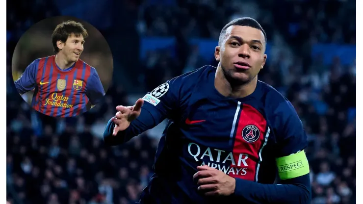 Kylian Mbappé, a las puertas de un récord de Messi. 
