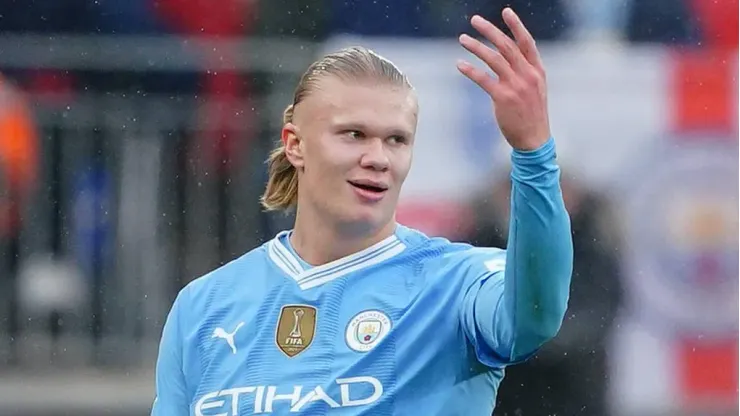 A Erling Haaland se le empieza a notar que le cuesta en los partidos importantes del Manchester City.
