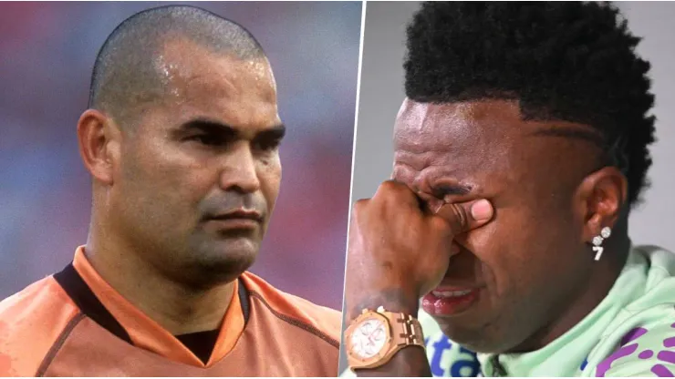 José Luis Félix Chilavert le apuntó a Vinícius Júnior por su llanto en rueda de prensa.
