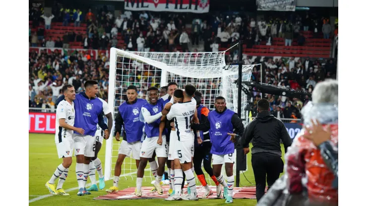 FBL RECOPA LIGA FLUMINENSE Quito 22 de febrero 2024. Liga Deportiva Universitaria recibe a Fluminense por la Recopa Sudamericana en el Estadio Rodrigo Paz Delgago API / DANIEL MOLINEROS Quito Pichincha Ecuador *** FBL RECOPA LIGA FLUMINENSE Quito February 22, 2024 Liga Deportiva Universitaria hosts Fluminense for the Recopa Sudamericana at the Rodrigo Paz Delgago Stadium API DANIEL MOLINEROS Quito Pichincha Ecuador Copyright: xDanielxMolinerosx
