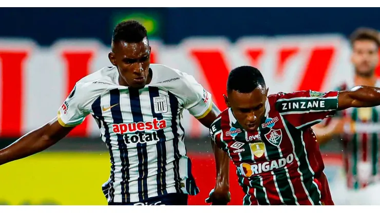 Alianza vs. Fluminense por Libertadores.
