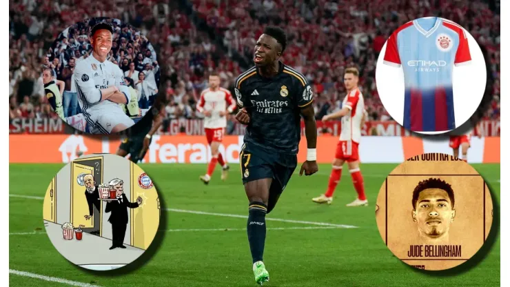 Vinicius desata una ola de memes en Bayern Múnich vs. Real Madrid. 
