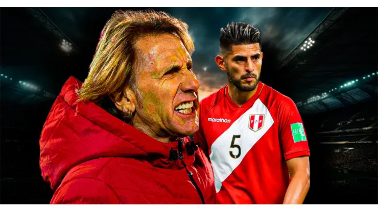 Ricardo Gareca y Carlos Zambrano.
