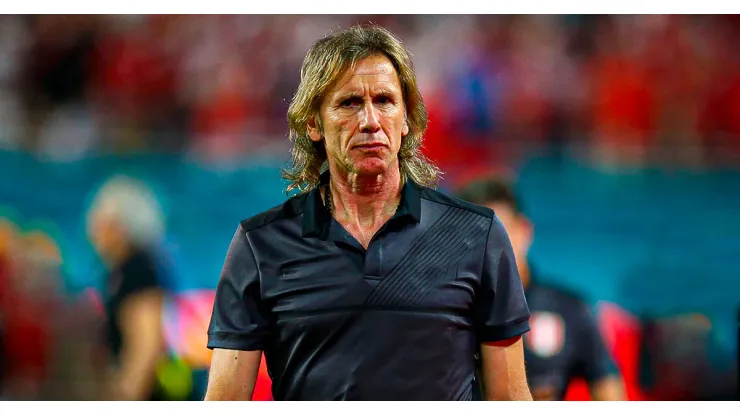 Ricardo Gareca en Perú.
