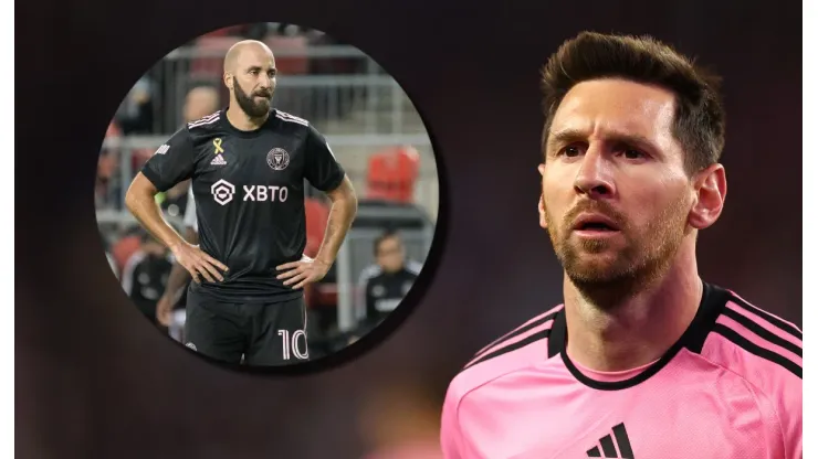 Lionel Messi, cada vez más cerca del récord de Higuaín en Inter Miami. 
