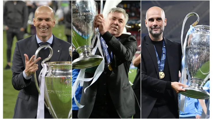 Carlo Ancelotti es el entrenador con más títulos en la historia de la Champions League.
