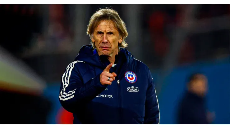 Ricardo Gareca técnico de Chile y exentrenador de Perú.
