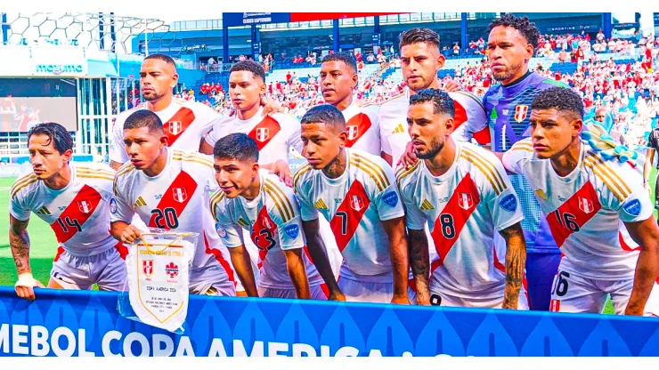 Perú jugando ante Canadá en la Copa América 2024.
