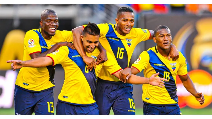 Ecuador jugando en Estados Unidos la Copa América 2016.
