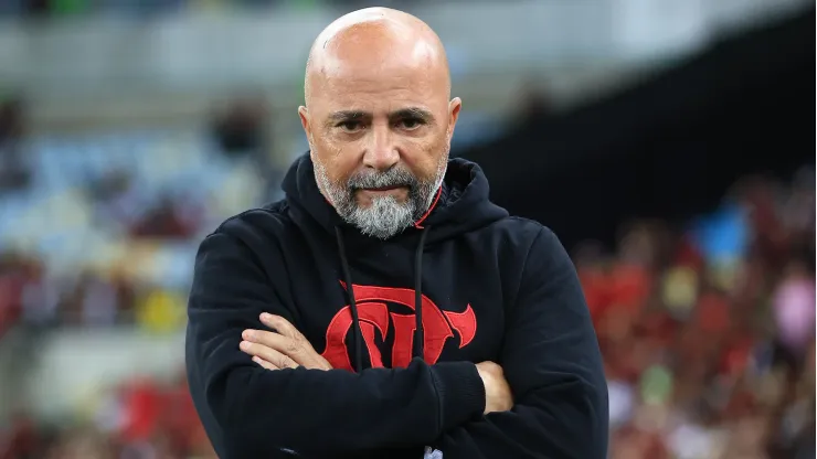 Jorge Sampaoli, DT Flamengo, 2024. Foto: Getty.
