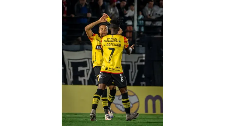 Adonis Preciado metió el primero para Barcelona SC (Foto: @BarcelonaSC)