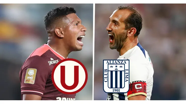 Universitario vs. Alianza Lima en el clásico de Perú.
