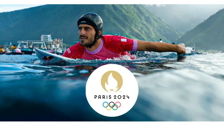 El surfista Alonso Correa va por una medalla para Perú en París 2024.
