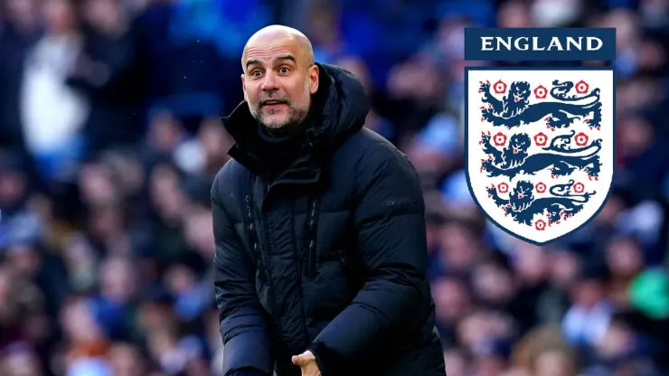 Pep Guardiola empieza a alejarse de la selección de Inglaterra. 
