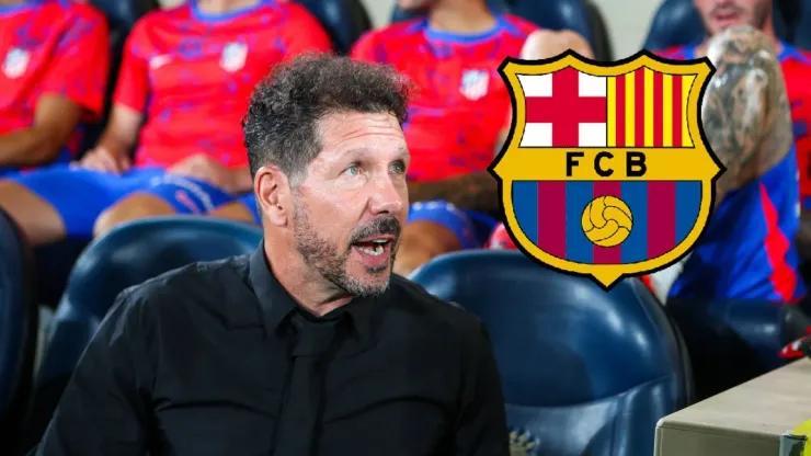 Diego Simeone y un giro de 180 grados que afecta al Barcelona. 
