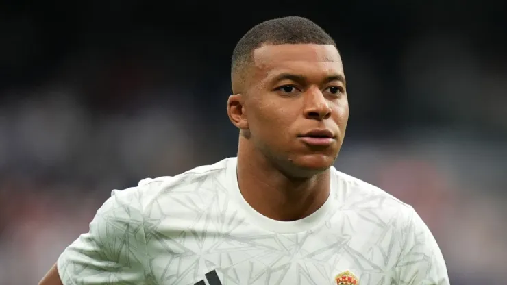 Kylian Mbappé, listo para debutar en el Bernabéu. 
