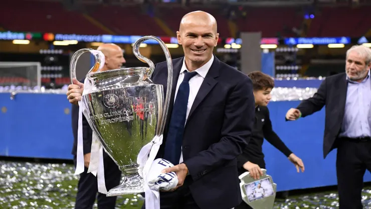 Zinedine Zidane ha ganado 3 Champions League como entrenador del Real Madrid.
