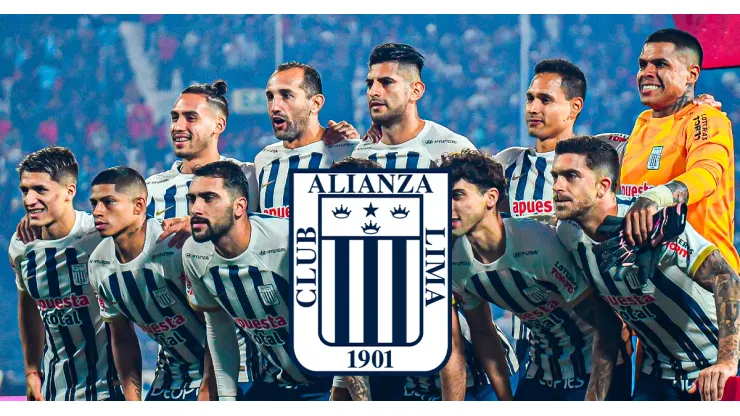 El plantel de Alianza Lima.
