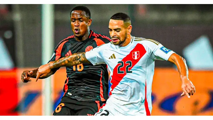 Perú vs. Colombia: Alexander Callens jugando un partidazo.
