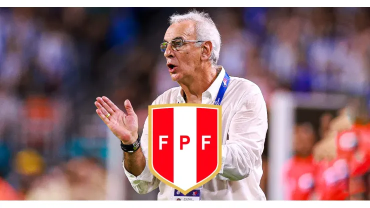 Jorge Fossati, entrenador de Perú.
